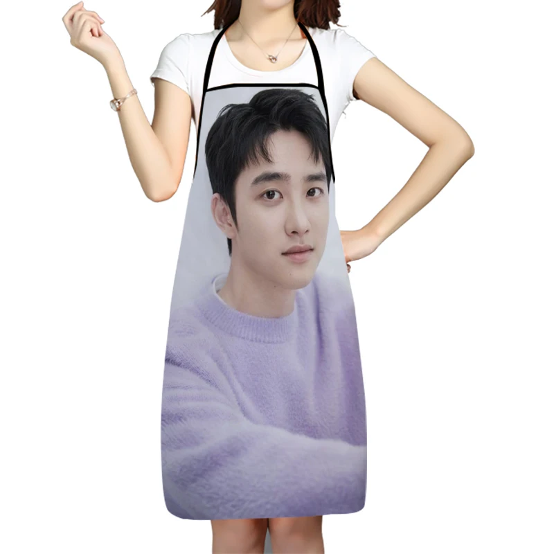 Фартук EXO Do из ткани Оксфорд для мужчин и женщин нагрудники дома готовки выпечки