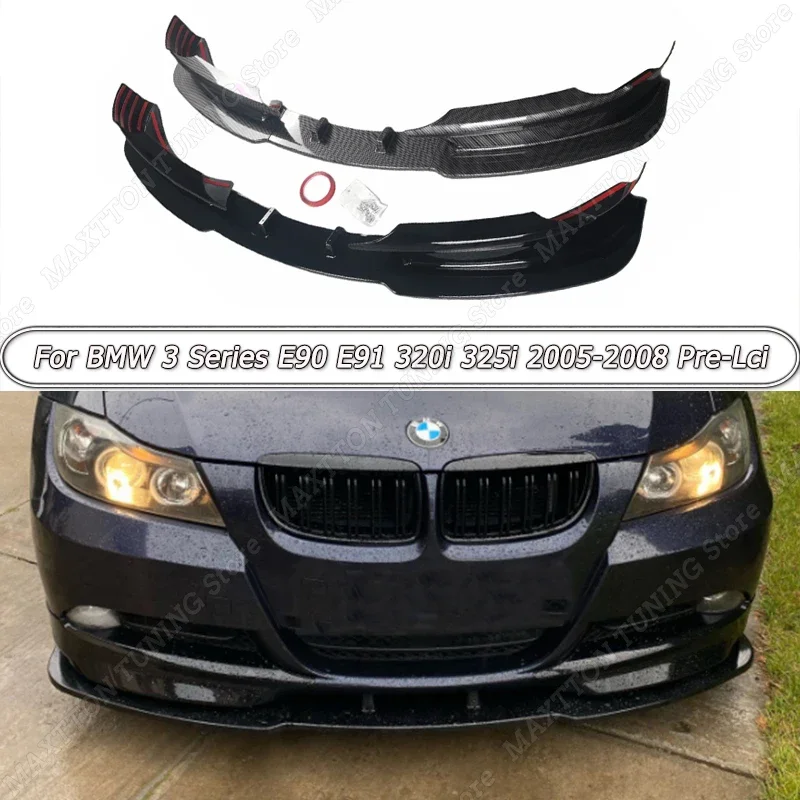

Сплиттер для переднего бампера BMW 3 серии E90 E91 320i 325i 2005-2008