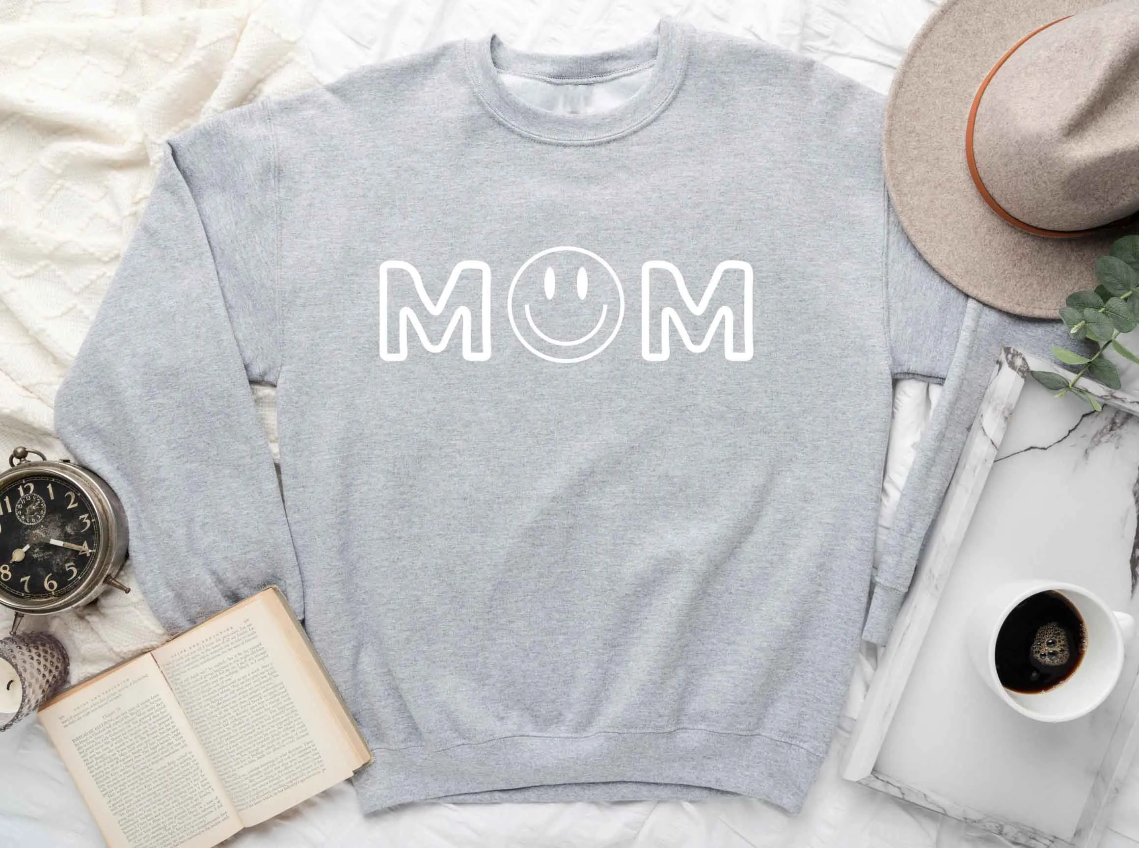 

Mom graphic smile face women fashion cotton casual hipster mother days gift vintage youngs sweatshirt cute party spring tops