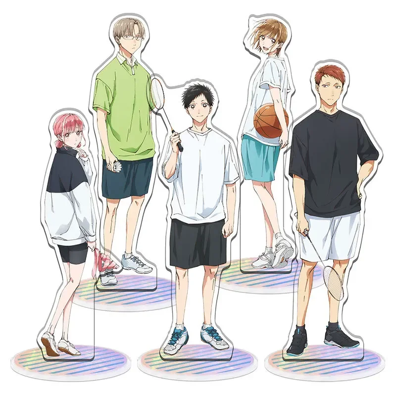 Фото Аниме Ao no Hako акриловая подставка модель куклы Chinatsu Hina Taiki Kyou Kengo синяя коробка украшения фигурка игрушка косплей выставка подарок №1