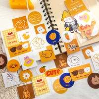40pcs cute animal stickers decoration scrapbooking paper creative kids stationary ablum diary journal school supplies