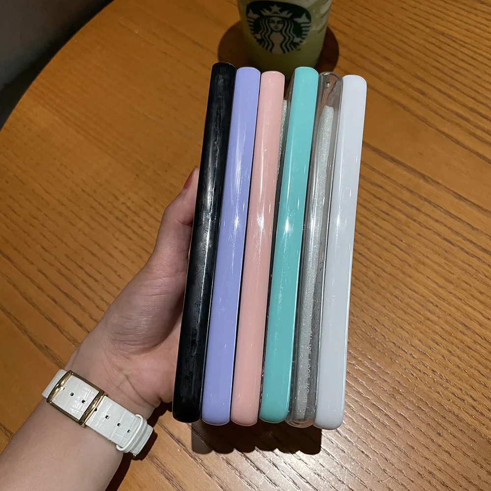 luxury clear glitter phone case for xiaomi poco x3 pro nfc poco f3 m3 note 9s note 9 pro gradient rainbow sequins cover coque free global shipping