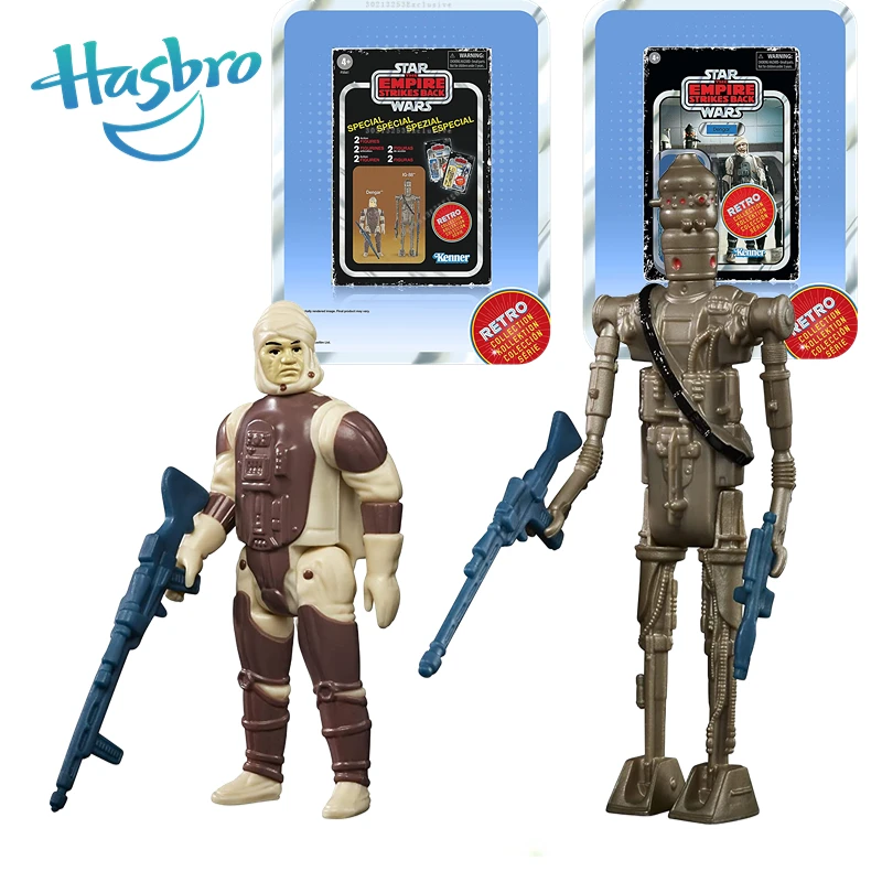 

In Stock Hasbro Star Wars Kenner Retro Dengar and IG-88 3.75 Action Figure Model Toy Collection Hobby Gift F5561