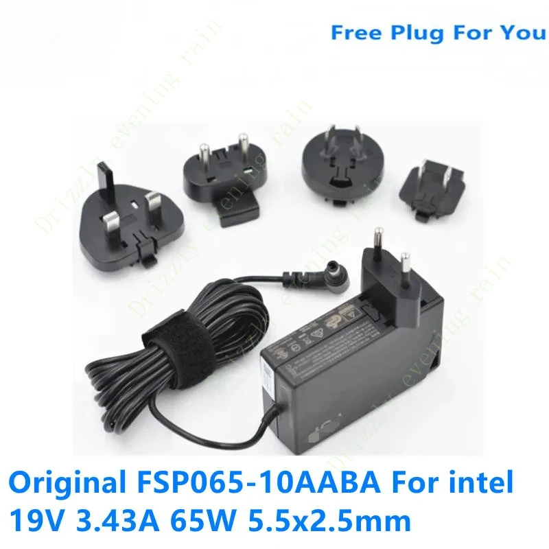 Оригинальное зарядное устройство переменного тока для ноутбука Intel NUC 19 В 3 43 А 65