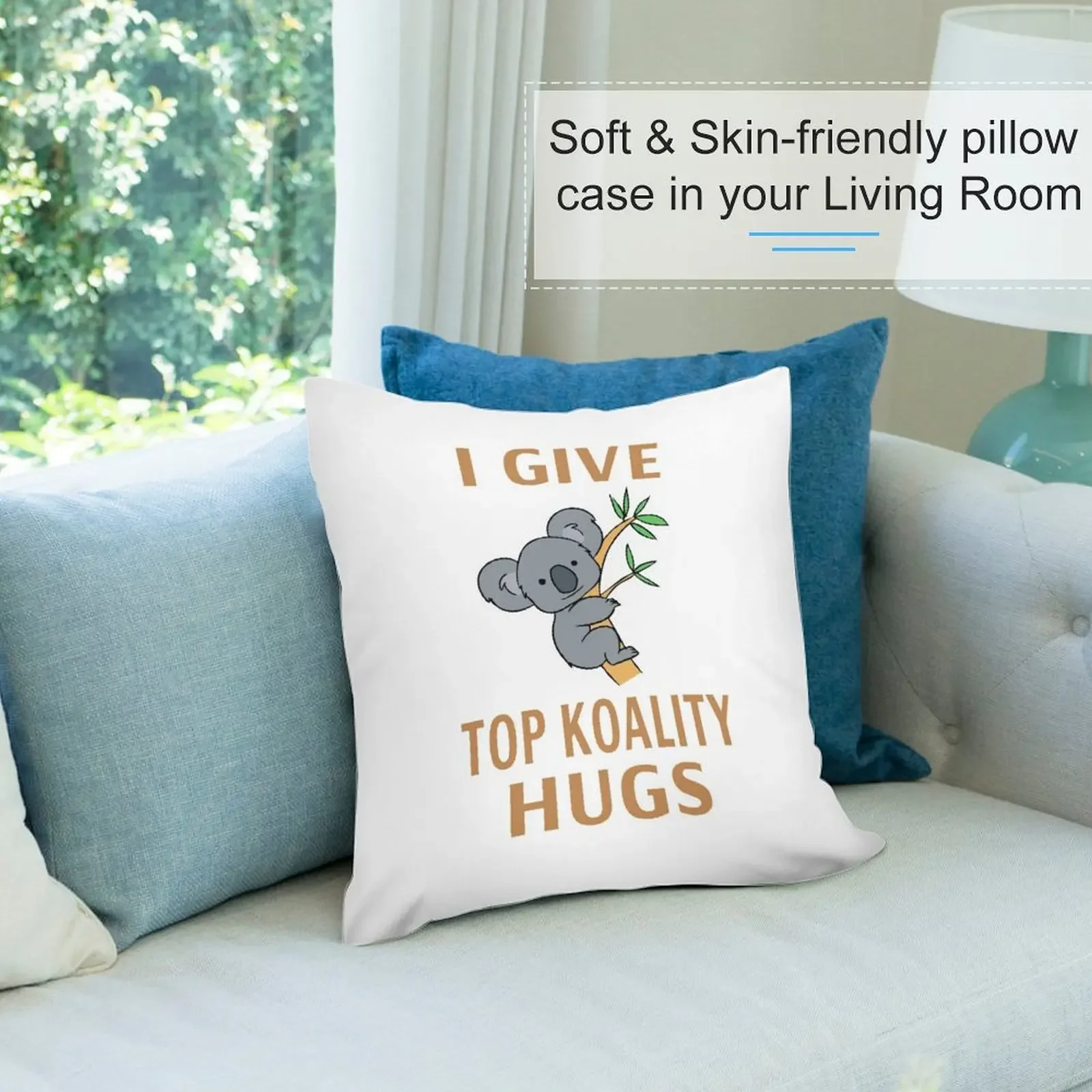 I Give Top Koality Hugs Декоративная подушка Диванные подушки Роскошные декоративные