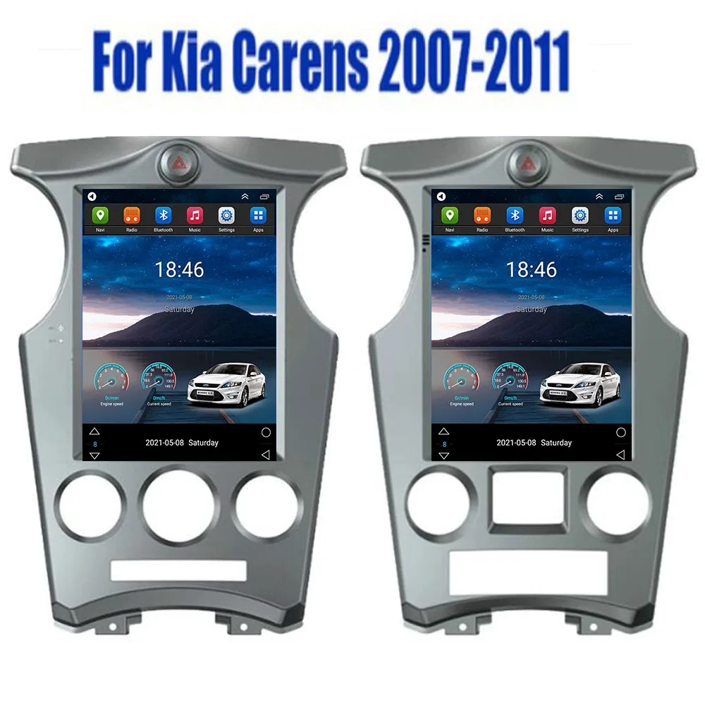 

For Tesla Style 2Din Android 12 Car Radio For KIA carens 2007 -2050 Multimedia Video Player GPS Stereo Carplay DSP RDS Camera