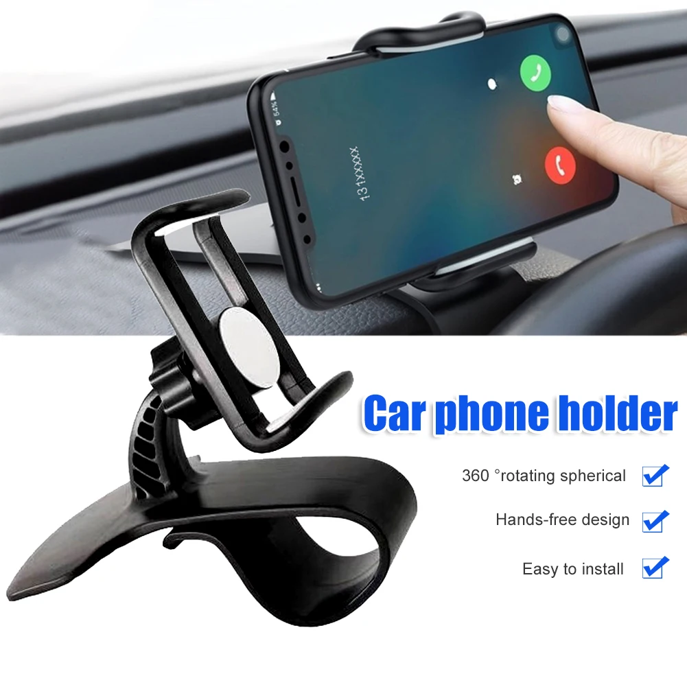 

Universal 360 Degree Rotation Car Auto Dashboard Mobile Phone Stand Holder Clip Car Cell Phone Mount GPS Mobile Phone Bracket