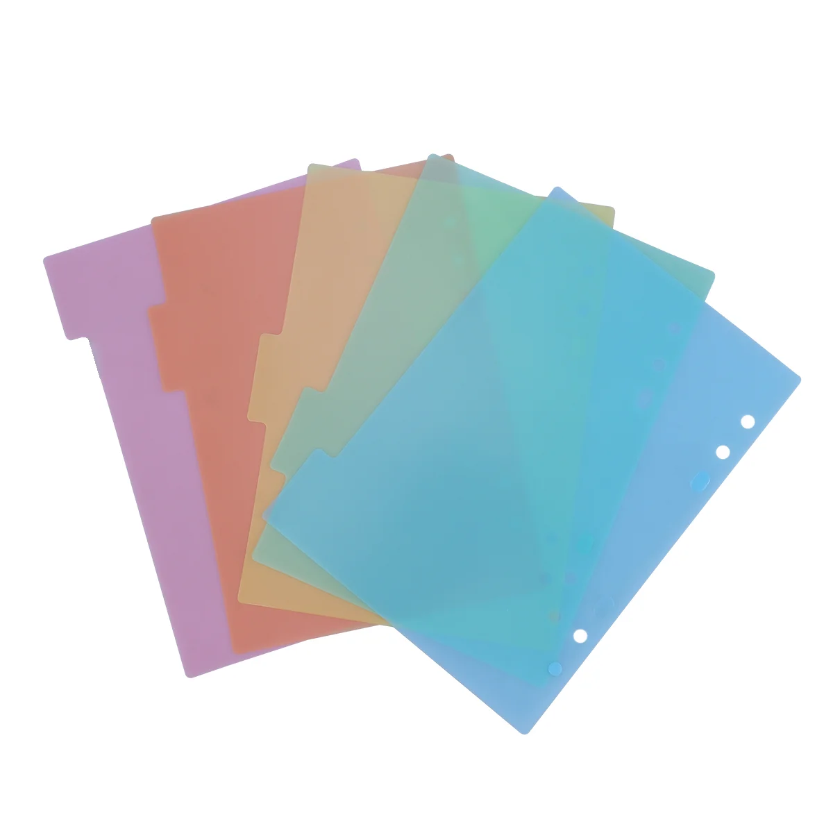 

2 Pcs Index Page Divider Notebook Tab Cards Binder Hand Account A5 Notebooks