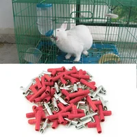 30pcs rodent water feeder drinker waterer for rabbit bunny rodent rabbit drinker nipple automatic waterer nipples pet feed