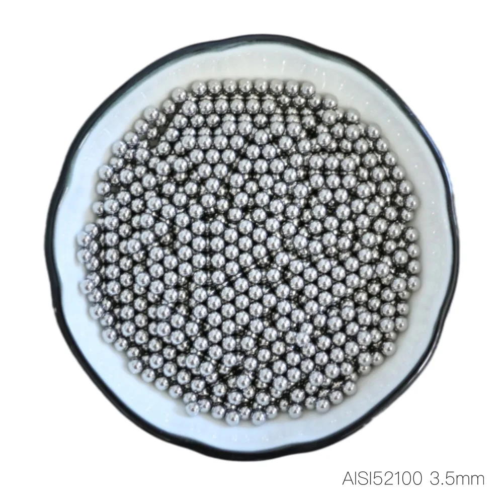 

3.5mm AISI52100 Chrome Steel Bearing Balls Hardened Chromium GCR15 100Cr6 High Precision Grade 16