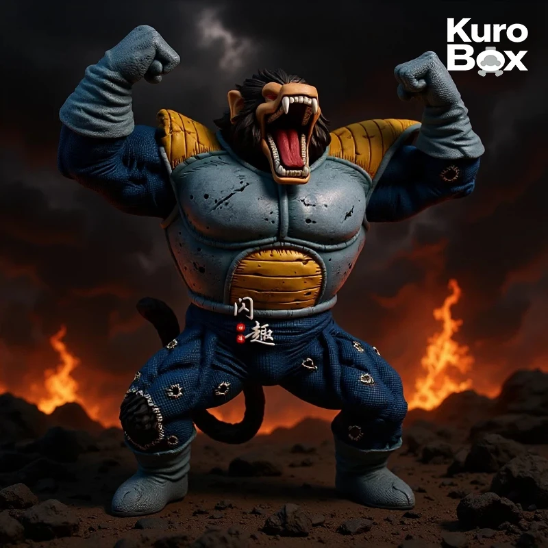 Фото Коллекционная фигурка Вегеты-Обезьяны (Oozaru) из Dragon Ball Z, статуэтка из ПВХ, модель для декора рабочего стола, подарок для фанатов аниме DBZ. №1