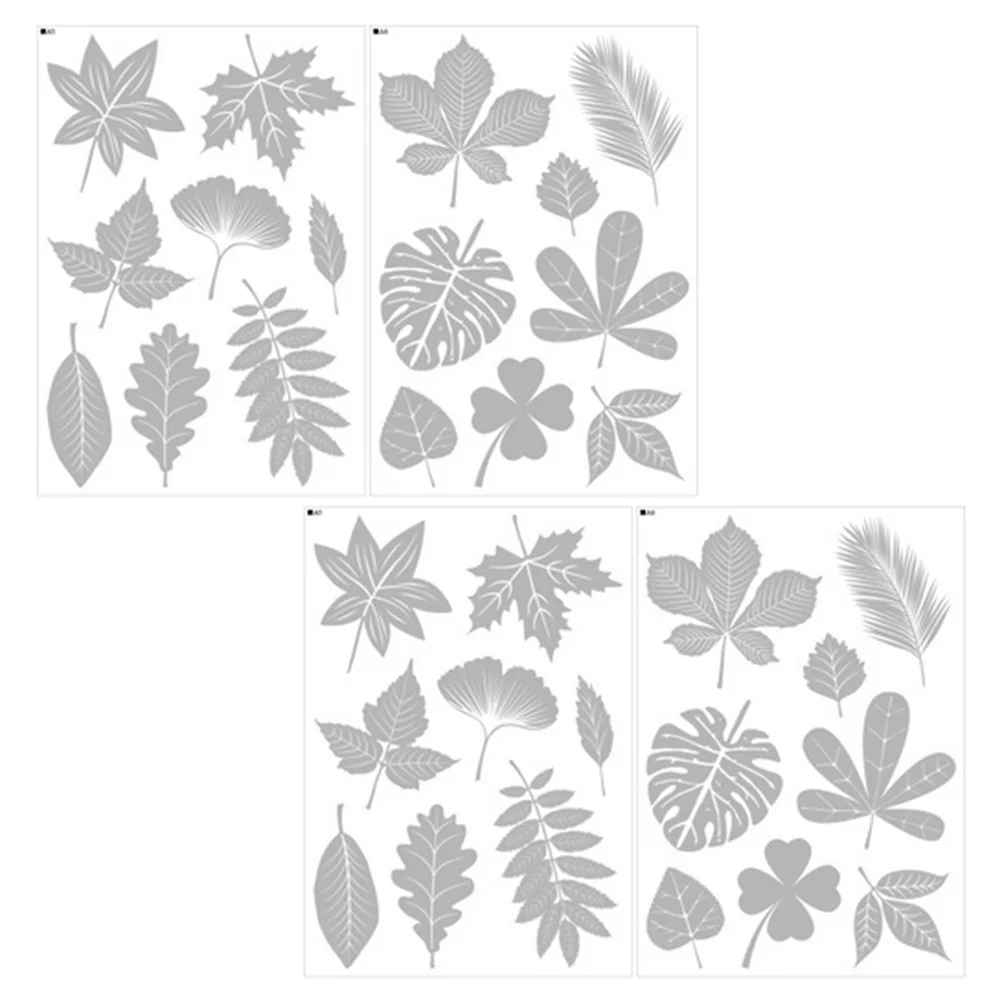

Leaves Window Decals Alert Clings Bird Strikes Prevent Stickers Glass Anti-Collision