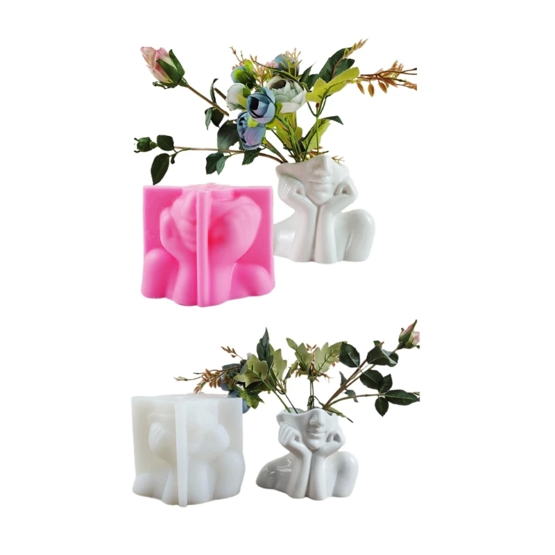 Succulent Making Mold Manual Clay Craft Silicone Gypsum Concrete Plant Pots