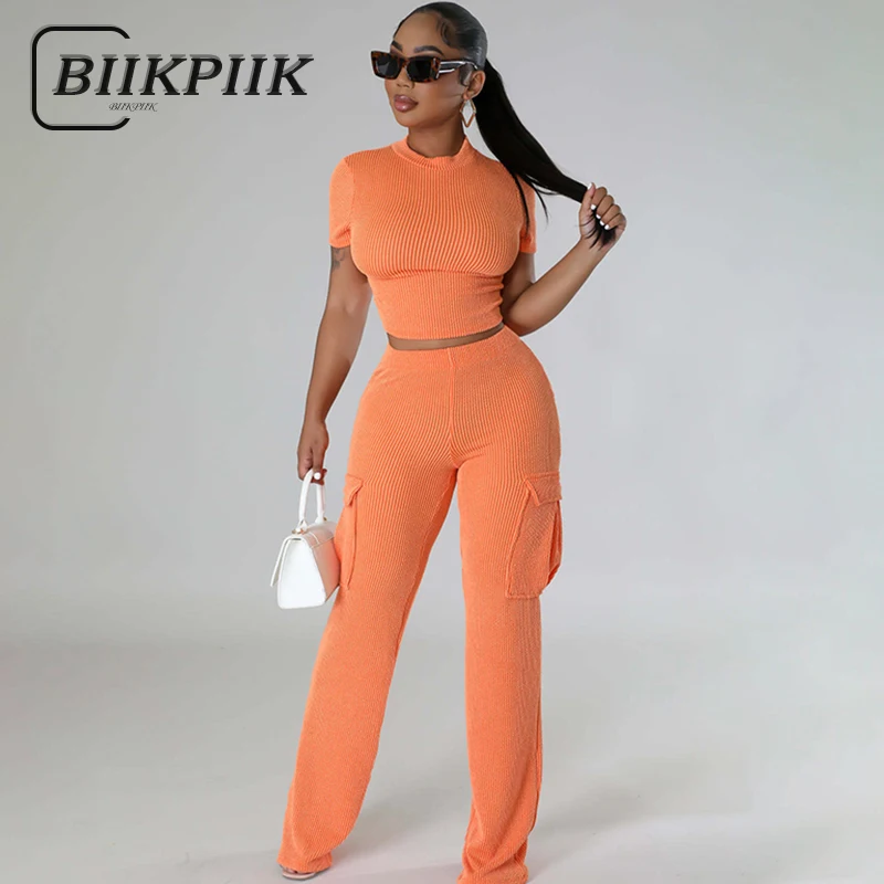 BIIKPIIK однотонный вязаный комплект из двух предметов одежда для активного отдыха