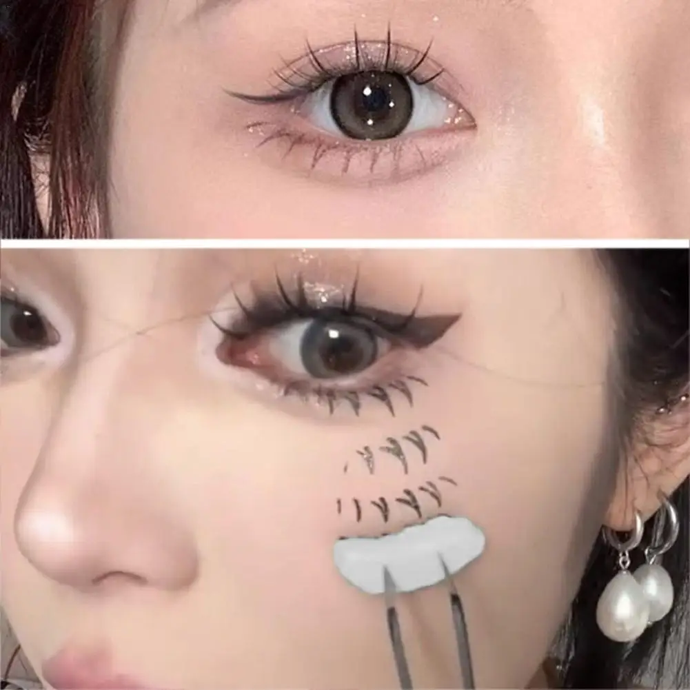

2023 New Lower Eyelash Assistant Seal Stamp Eyeliner Fast Dry Waterproof Black Eyes Makeup