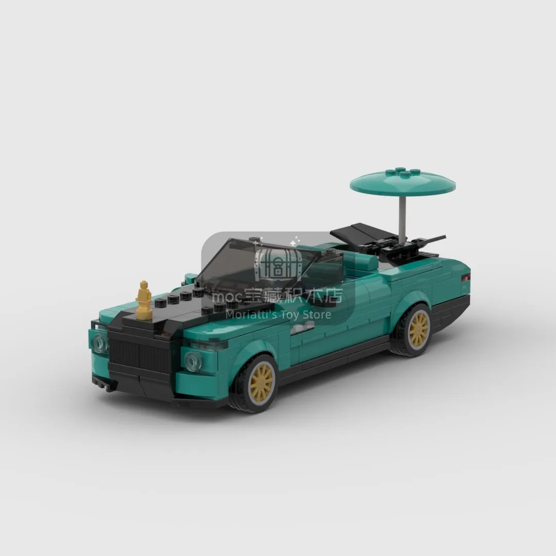MOC Rolls Boat 417 шт. конкурентоспособная скорость Champion Racer строительные блоки