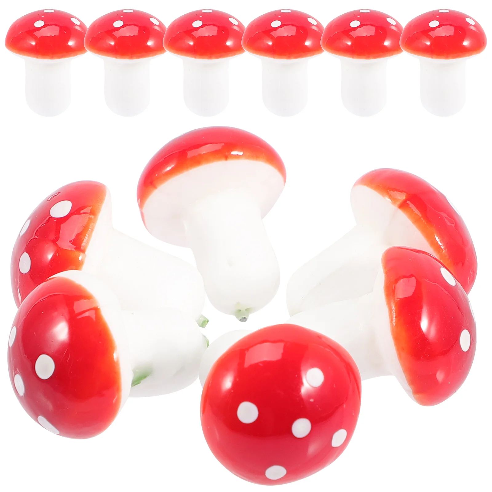 

100pcs Mini Fake Mushrooms Cake Decoration Moss Micro Landscape Ornament