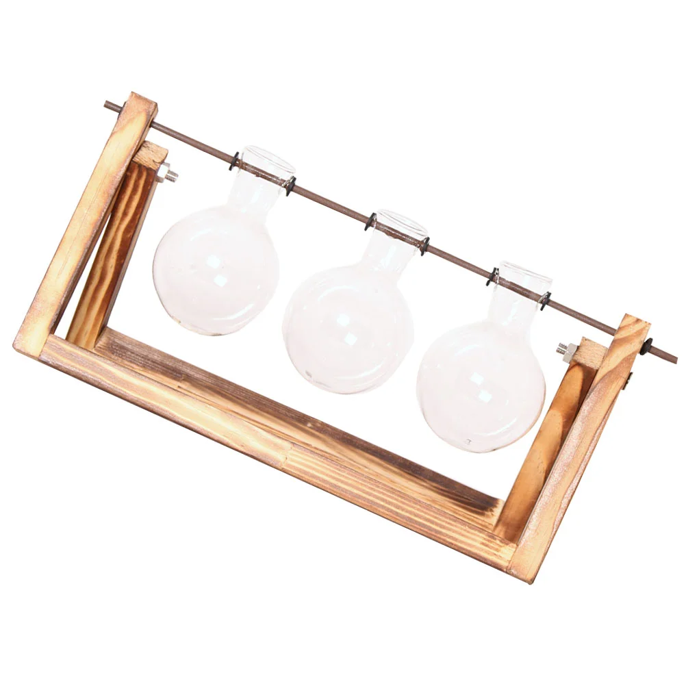 

1pc Novel Decorative Glass Flower Vase Flower Container for Hotel Office Room Home