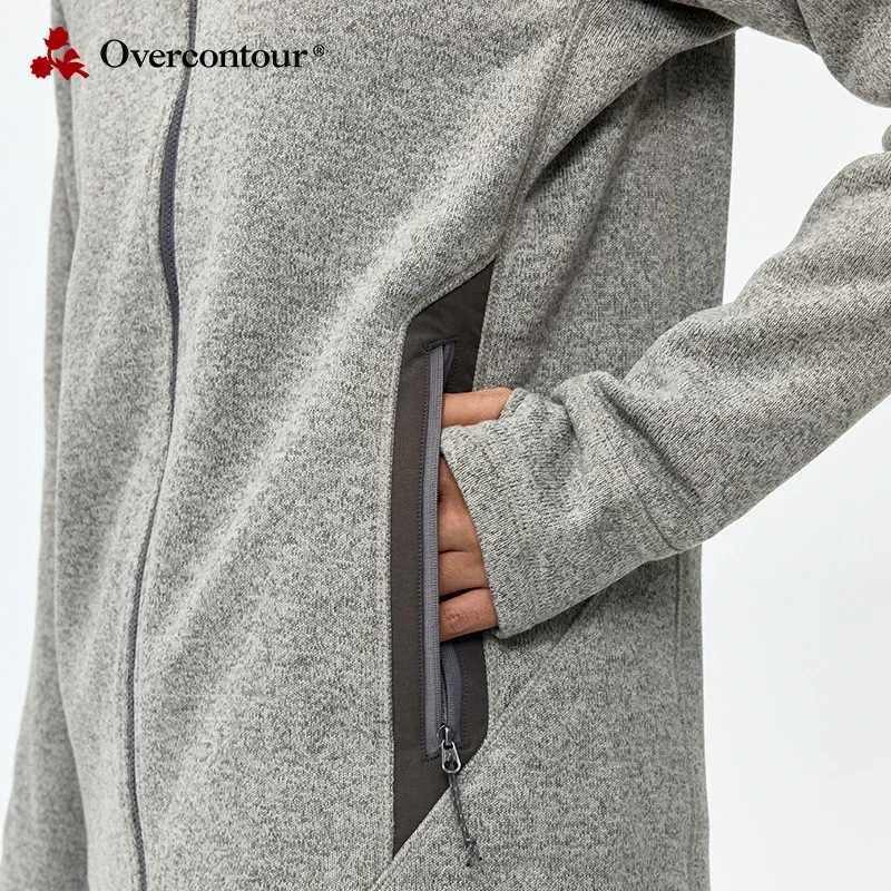 Overcontour X Ailaisen TianShan осень-зима для спорта на открытом воздухе теплая ветрозащитная