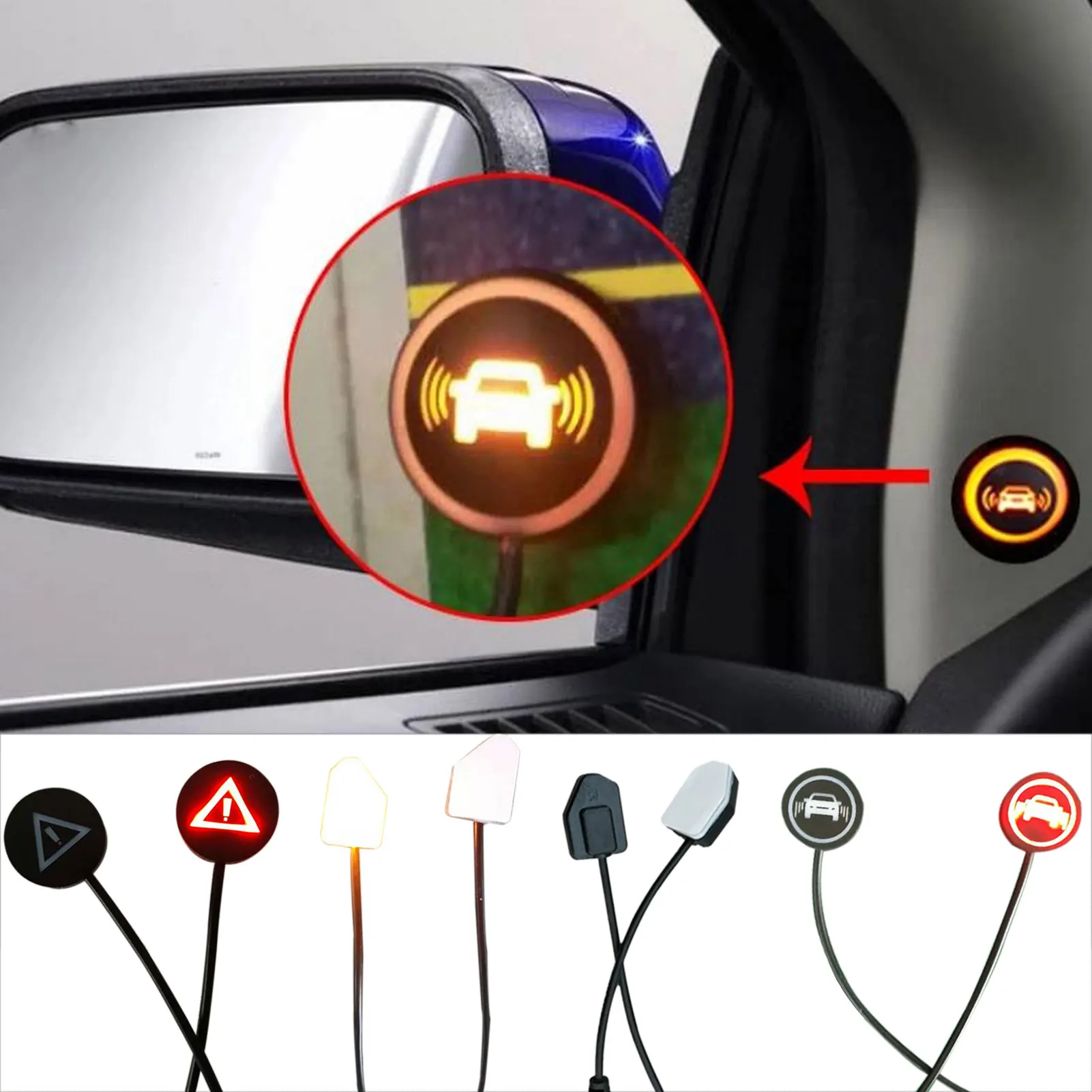 

Safety Driving Warning Light Assist Lane Change Blind Spot Prompt Signal Light Strobe Light For Car Blind Spot Monitoring System
