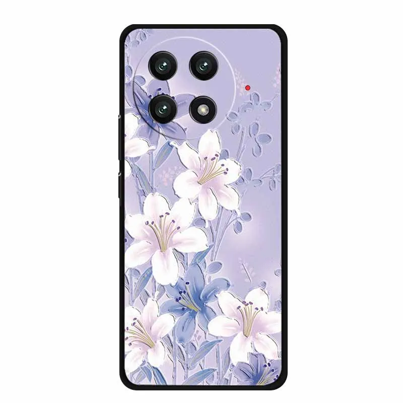 3D-чехол для Tecno Camon 30S рельефный силиконовый мягкий чехол с цветами Camon30S Camon30s