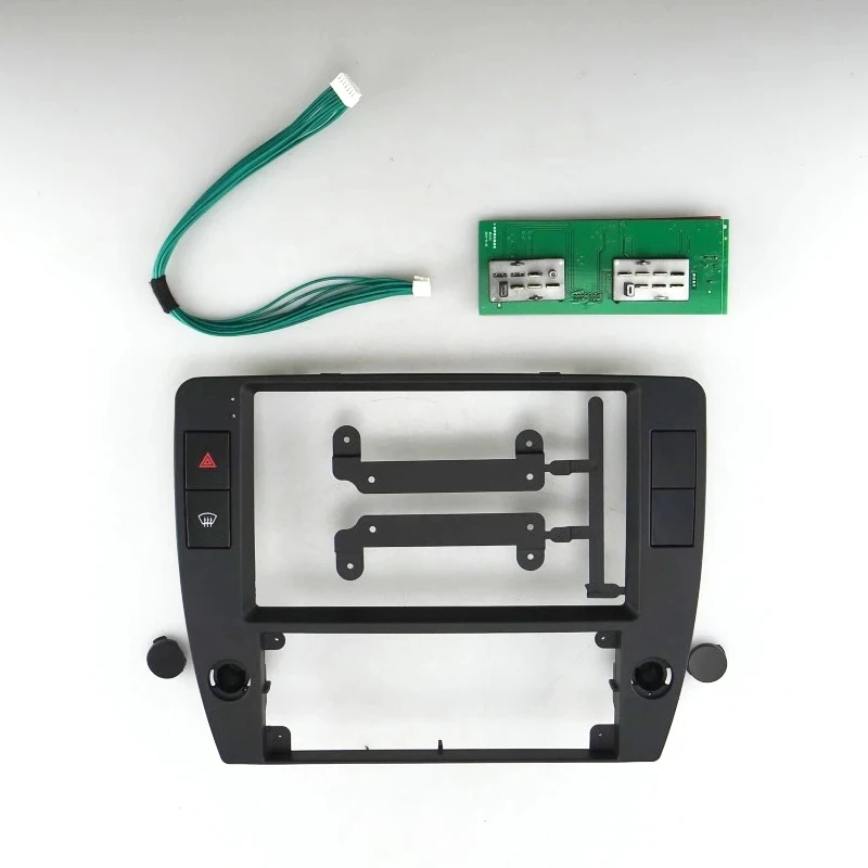 

9-дюймовая автомобильная панель радиоприемника для Volkswagen VW Passat (B5) 2000-2005 гг., комплект приборной панели, установка консоли Facia, рамка адаптера, накладка