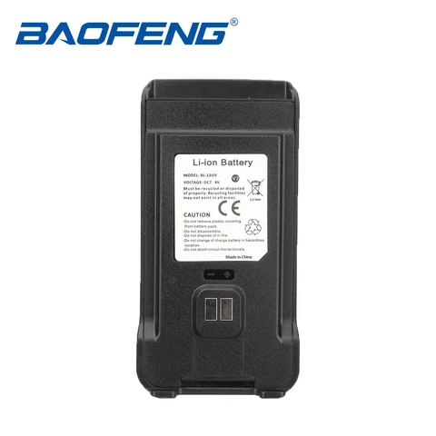 Оригинальная батарея Baofeng UV-13 Pro, литий-ионная батарея 7,4 В постоянного тока, длительный режим ожидания, Высокая капитализация для baofeng UV13 Pro, двусторонняя радиостанция