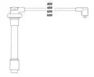 

HBK3556 кабель свечи зажигания для CIVIC 1,4 ..