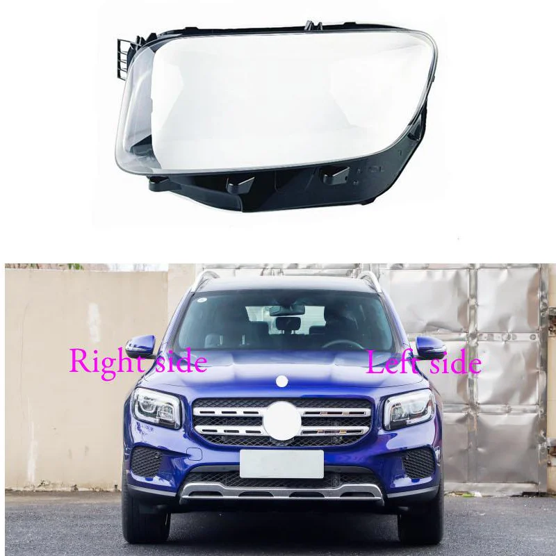 

Чехол для передней фары Mercedes Benz GLB W247 2020 2021, прозрачная крышка для передней фары
