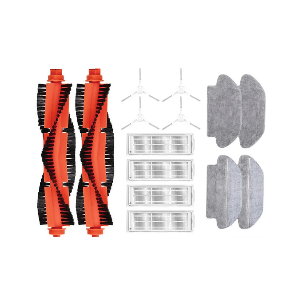 

Аксессуары для робота-пылесоса 2S 3C Mi, насадка на швабру, основная и боковая щетки XMSTJQR2S STYJ02YM