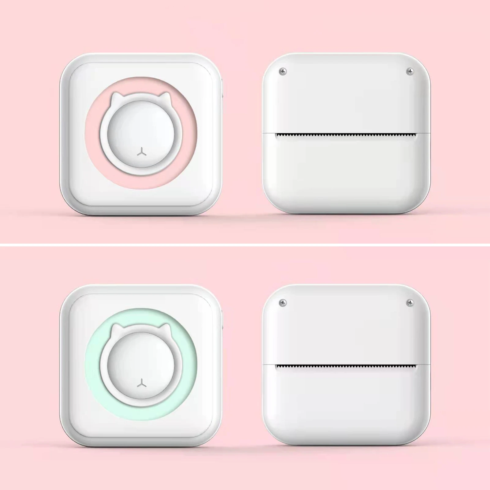 

2021 Mini Photo Ribbon UV Printer Portable Pocket Thermal Printing Impresoras Bluetooth-compatible For Mobile Phone Android iOS