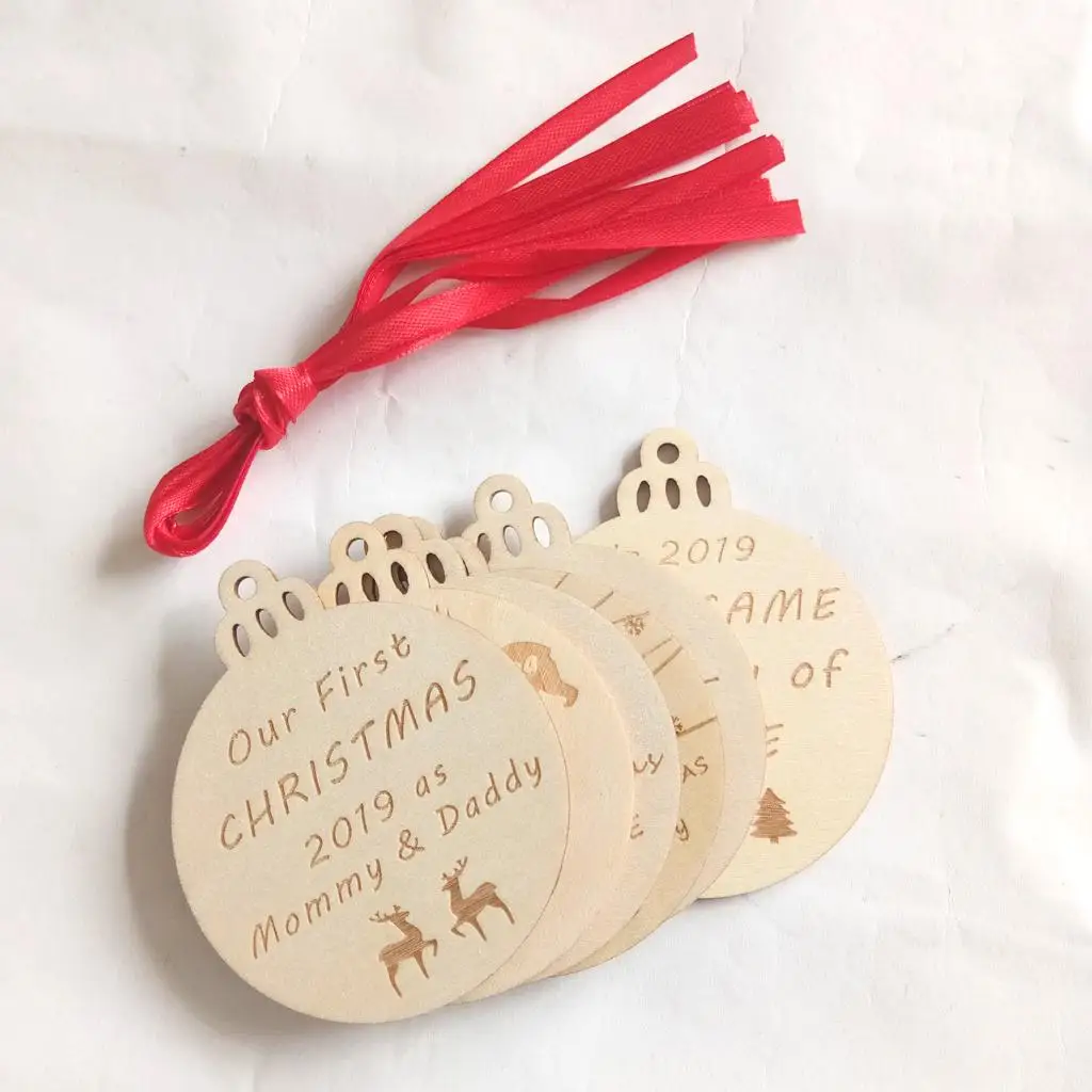 6 шт. деревянные Этикетки в деревенском стиле