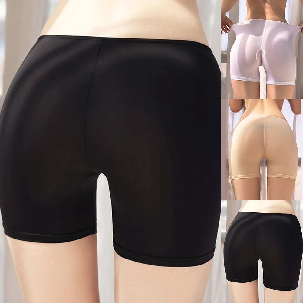 Защитные трусы-боксеры нижнее белье женские боксеры повседневные глянцевые