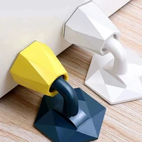 c2 mute non punch silicone door stopper touch toilet wall absorption door plug anti bump holder gear gate resistance door stop