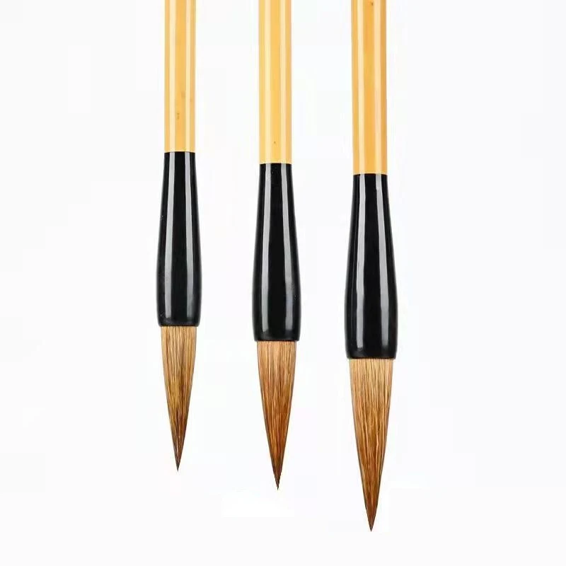 Набор кистей для рисования Weasel кисточки китайской каллиграфии с цветами птицами