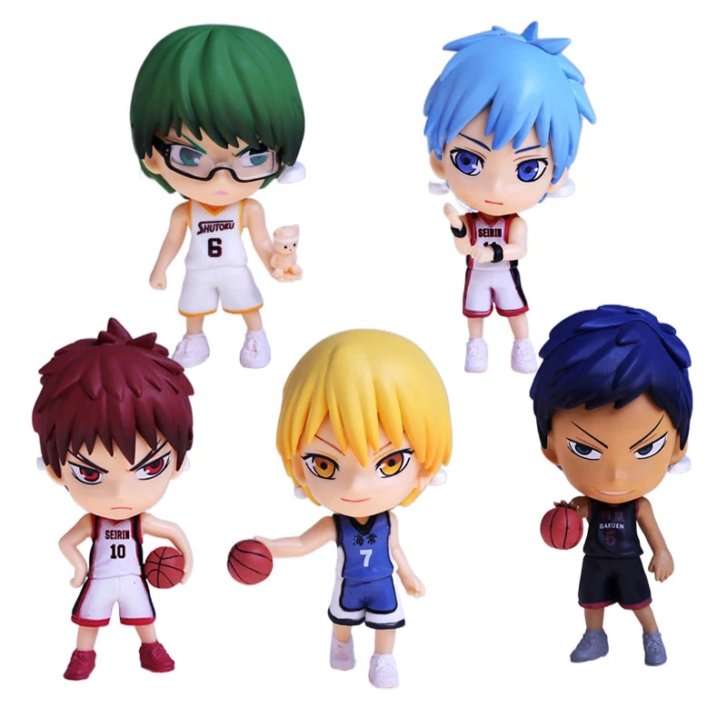 

Anime Kuroko's Basketball Figure Model Toy Gift Kuroko Tetsuya Kagami Taiga Doll PVC Q Version 8CM With Box Figuine