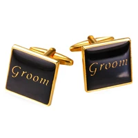 collare cufflinks for mens gold color with enamel groom luxury cuff links men jewelry cufflinks high quality c124