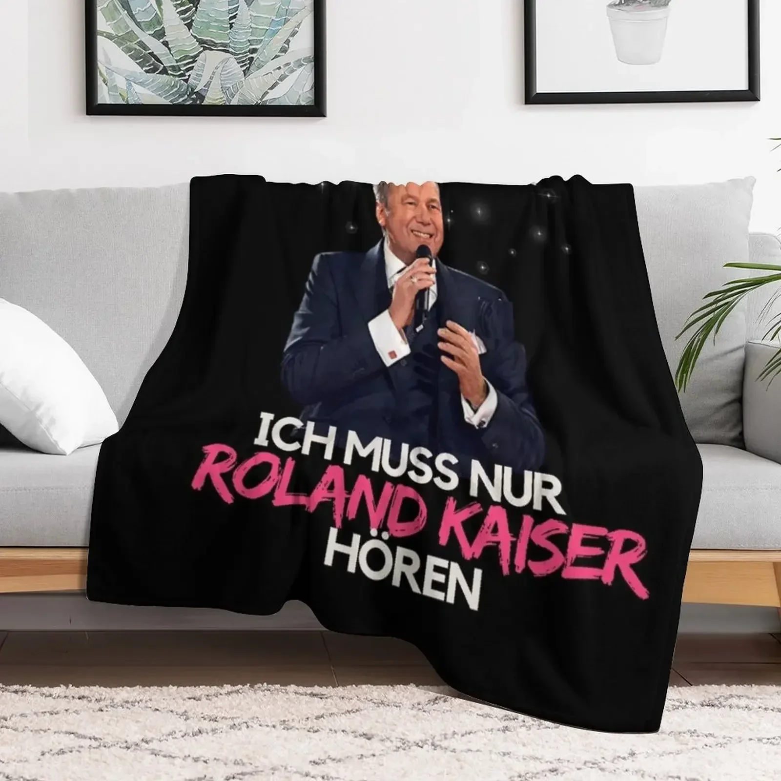 Roland Kaiser-roland kaiser фестиваль- roland merch Декоративное одеяло Дизайнеры Тонкие одеяла