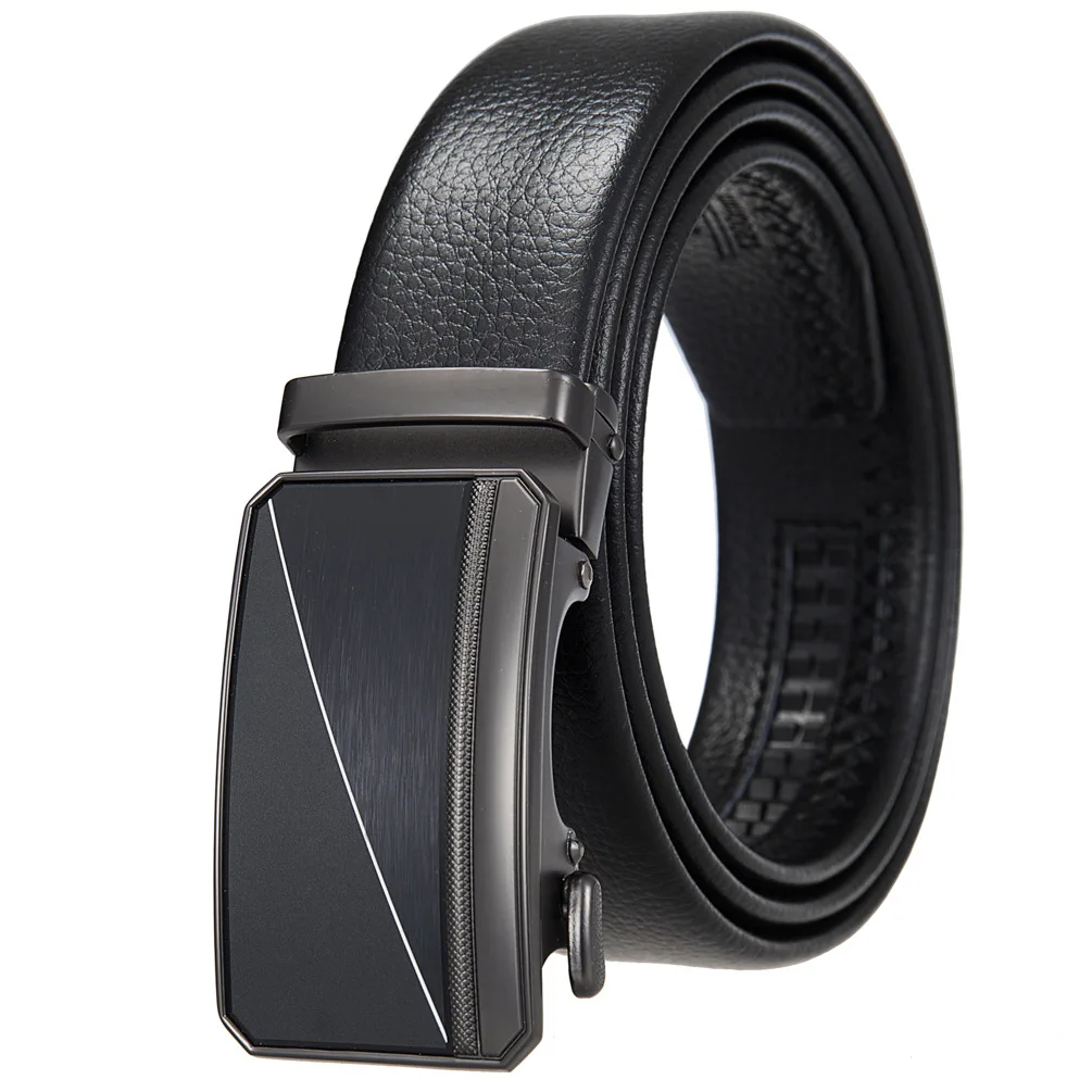 

Fashionable New Scratch-Resistant Belt Men's Luxury Brand Design Spring And Summer Popular Golf Automatic Buckle Leather Belt A1