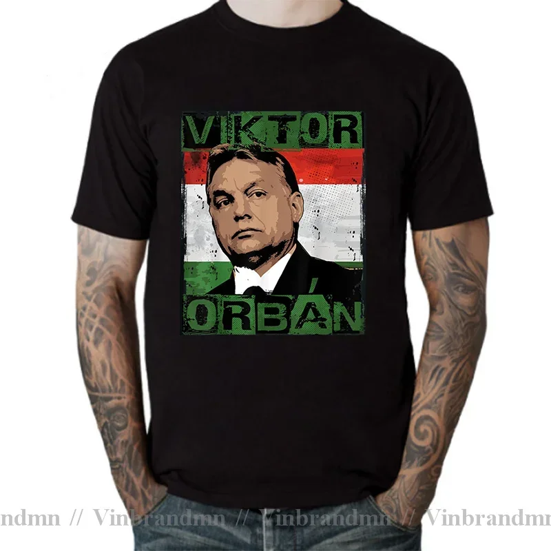 Viktor Orbn Orban Hope Tops Tees Shirt Defender Of Europe T for Men Hungarian Prime Minister Hungary T-Shirt male