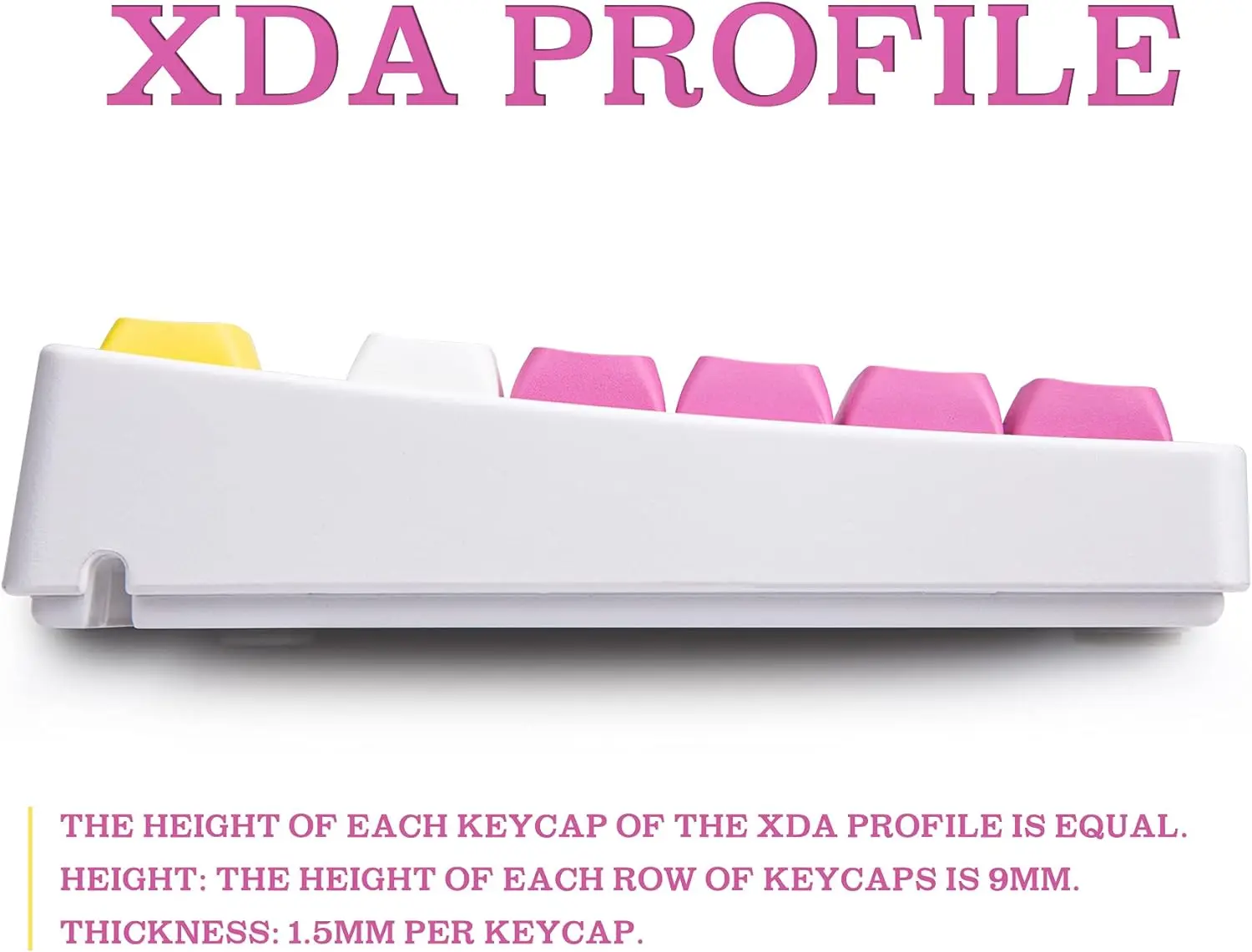 Колпачки Для Клавиш С Профилем PBT XDA 135 Шт. Набор Милых Настраиваемых Чехлов Ключей