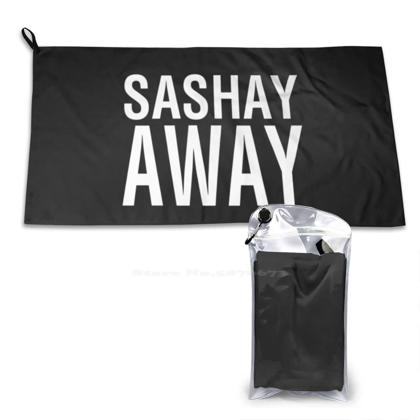 Мягкое быстросохнущее пляжное полотенце Sashay Away (Wh)
