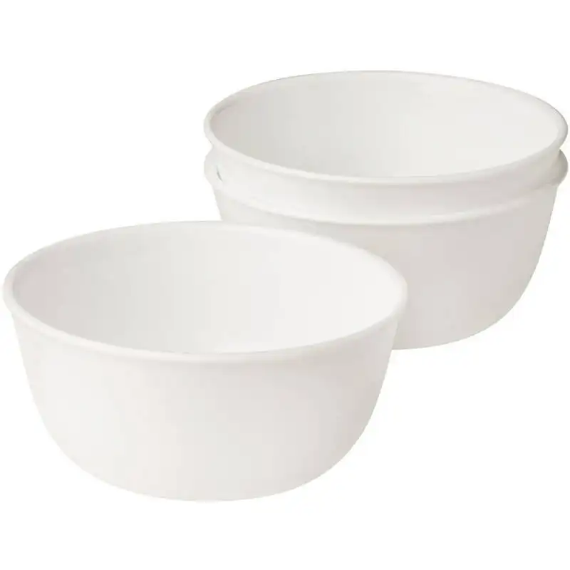 

Winter Frost White, Soup Bowl, Set of 3, 28-oz Plate for cooking Accesorios freidora Molde para hornear Silicone for air fryer i