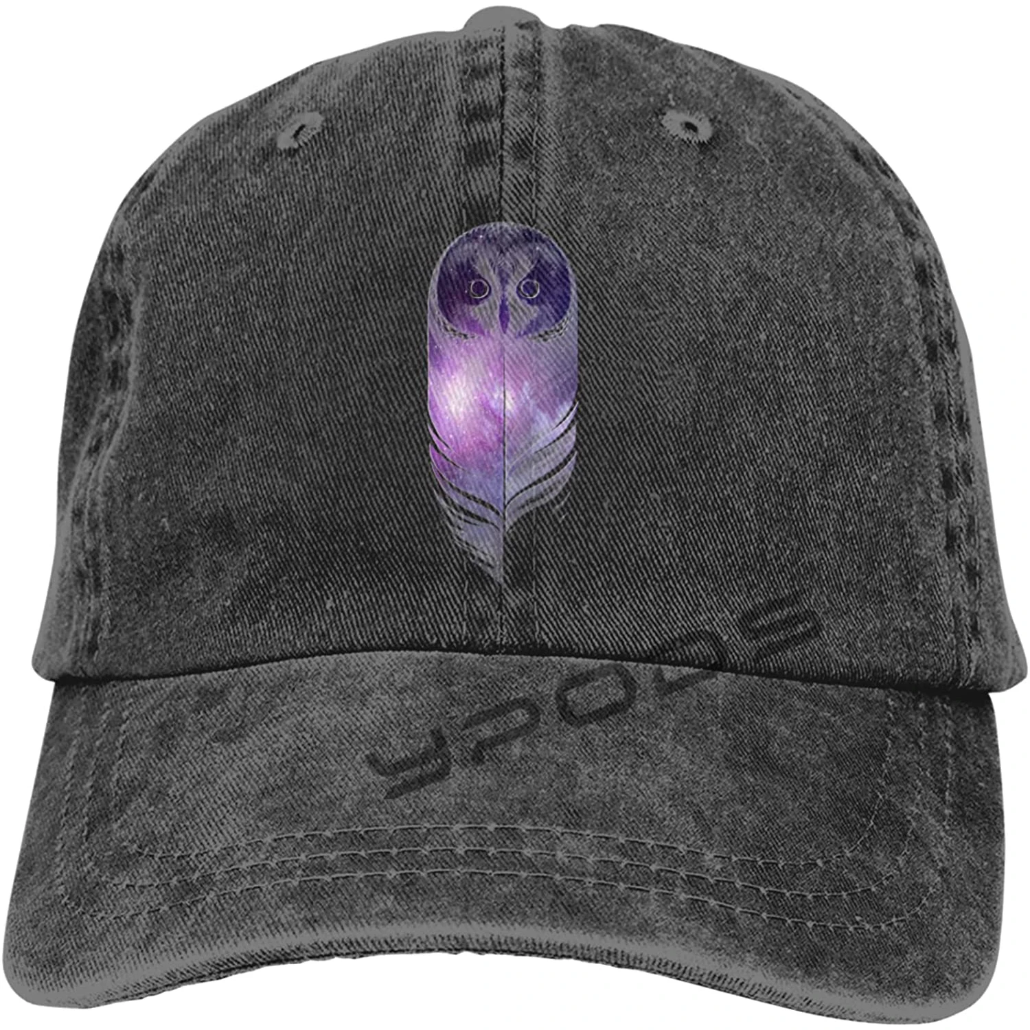 

Men's Caps Owl Feather Baseball Cap Adjustable Dad Hat Classic Trucker Hats For Women Men