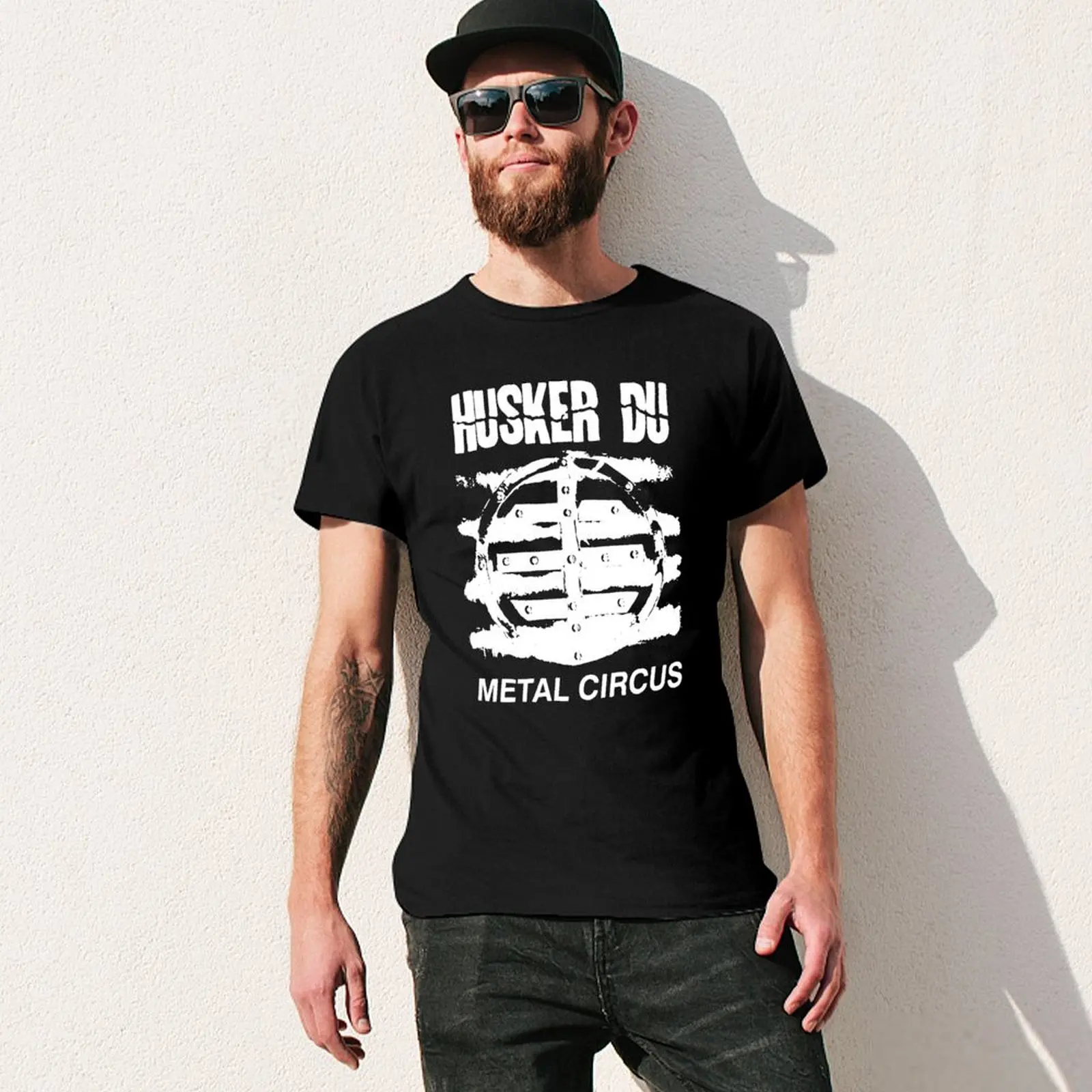 Футболка в стиле ретро Husker Du хлопковые футболки с рисунком мужские пакет