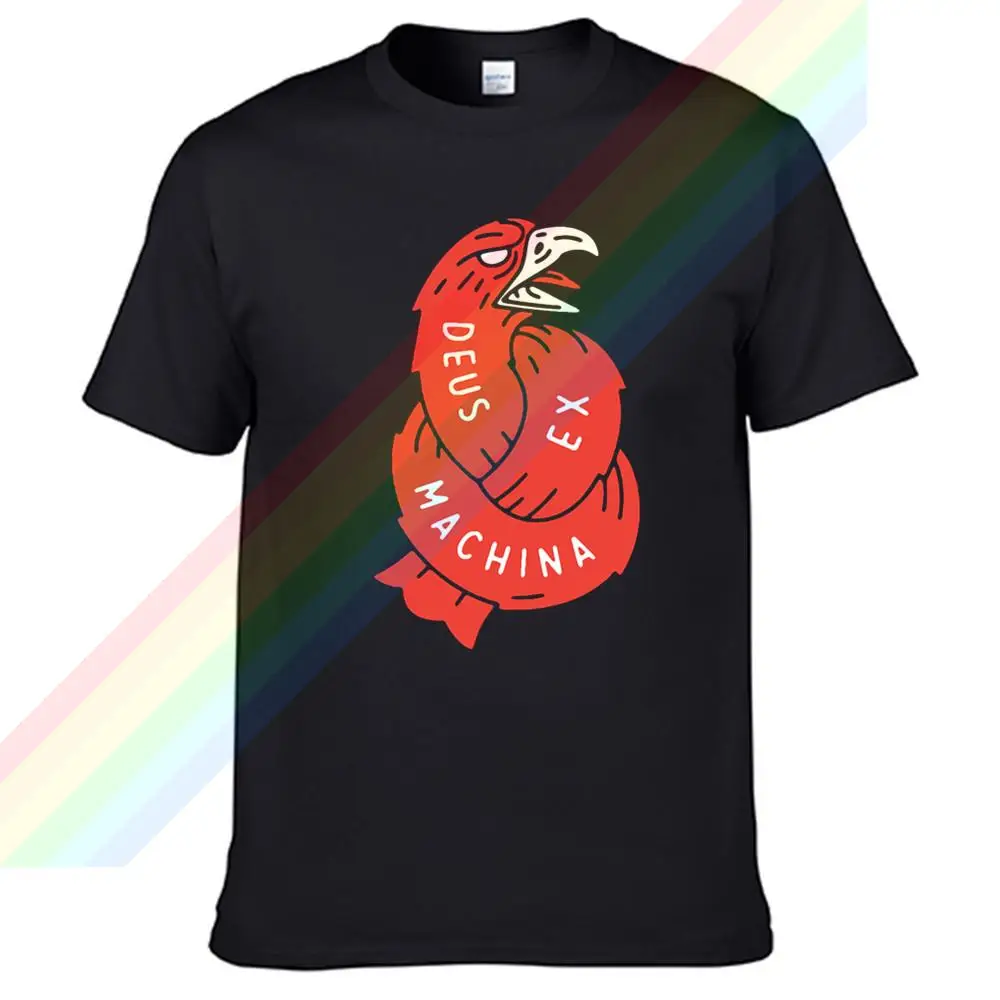 

Deus Ex Machina Flaming Red Birds Summer Print T Shirt Clothes Popular Shirt Cotton Tees Amazing Short Sleeve Unique Tops
