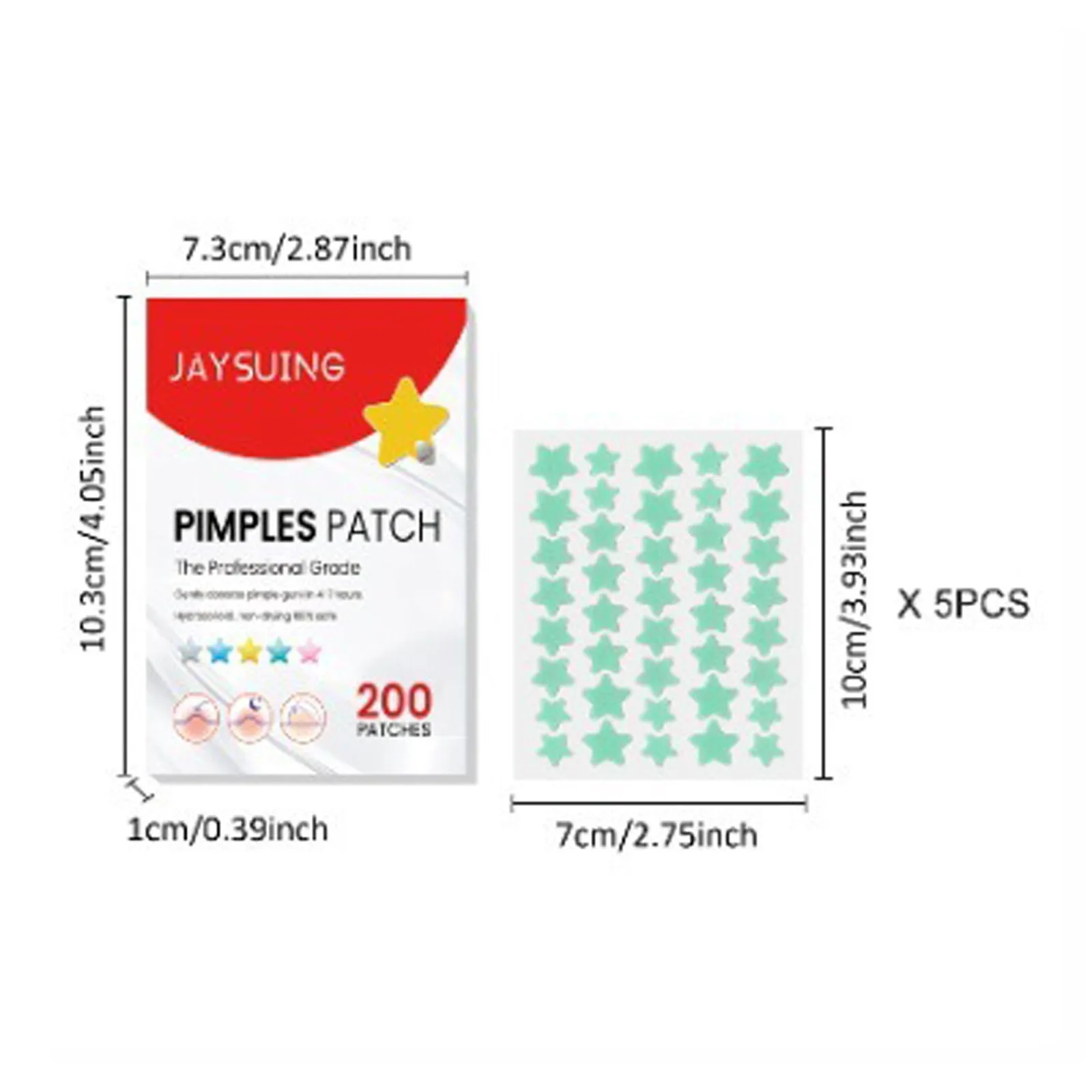 Сувениры для вечеринки из алюминиевой фольги с усами и дизайном звездного неба