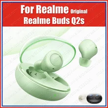 Dolby ATMOS Realme Buds Q2s Space Capsule Wrieless Bluetooth Earphones Ai ENC Earbuds IPX4 TWS Headset 30h Playback Smart Touch