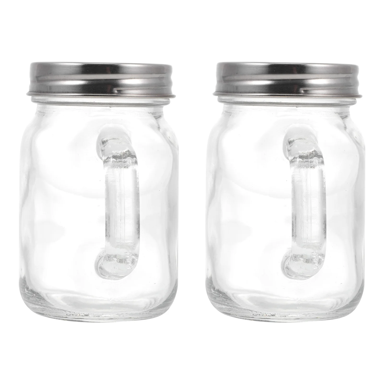 

2Pcs Condiment Containers Pepper Bottles Glass Salt Shakers Seasoning Bottles