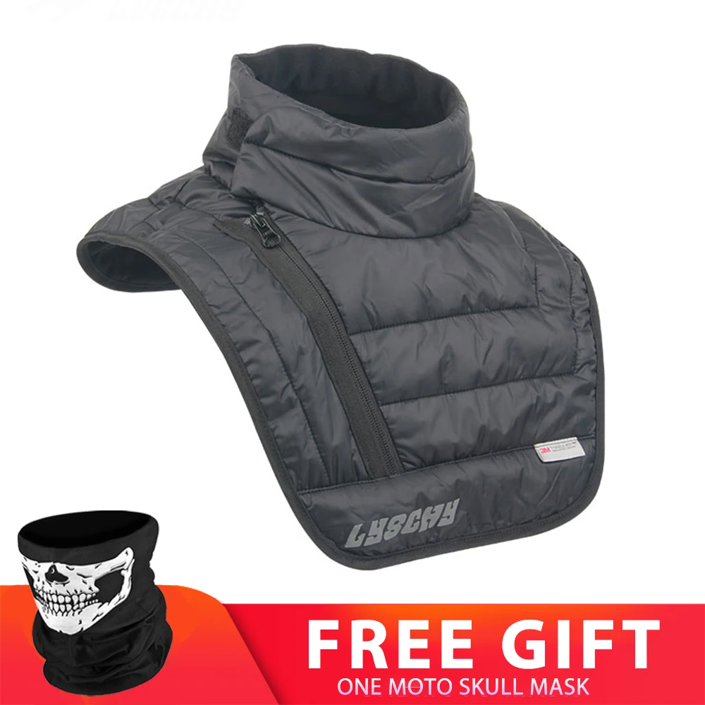 

LYSCHY Autumn Winter Motorcycle Warm Scarf Balaclava Waterproof Windproof Face Mask Moto Neck Cloak Face Shield For Men Women